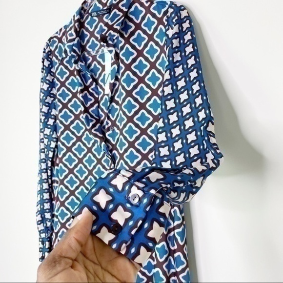 NWT Zara printed midi dress - Picture 13 of 16